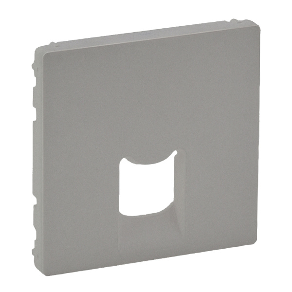 Legrand Valena LIFE Алюм Накладка розетки ТЛФ/комп 1-ой