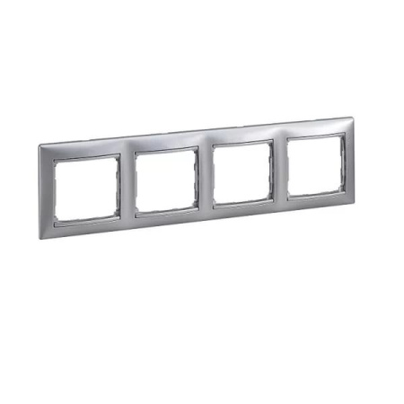 Legrand Valena Алюминий Рамка 4-ая гориз