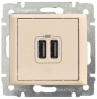 Legrand Valena Крем Розетка 2-ая USB