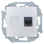 Розетка компьютерная  RJ45 кат.5e (AMP)  алюминий