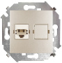 Розетка компьютерная RJ45 кат.5е   шампань
