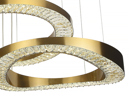 07676-80+60+40,20 Люстра Тауна бронза Led 140W