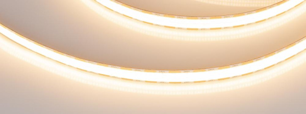 Лента COB-X1088-12mm 24V Warm3000 (22 W/m, IP20, 5m) (Arlight, 5 лет)