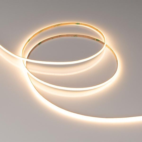 Лента COB-X420-4mm 24V Warm3000 (10 W/m, IP20, CSP, 2.5m) (Arlight, узкая)