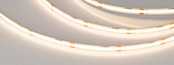 Лента COB-X480-8mm 24V Warm3500 (8 W/m, IP20, CSP, 5m) (Arlight, -)
