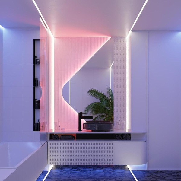 Лента герметичная RTW-PSW-A120-10mm 24V Red (9.6 W/m, IP67, 2835, 5m) (Arlight, 5 лет)