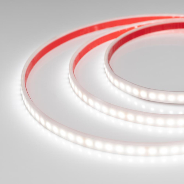 Лента RTW 2-5000PW 24V White6000 2x (3528, 600 LED, LUX) (Arlight, 9.6 Вт/м, IP66)