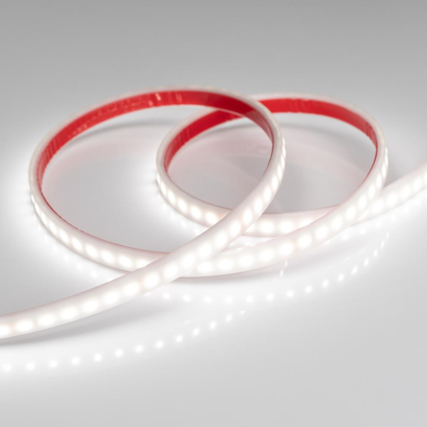 Лента RTW 2-5000PW 24V White6000 2x (3528, 600 LED, LUX) (Arlight, 9.6 Вт/м, IP66)