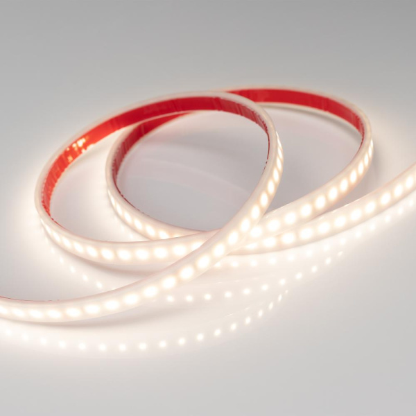 Лента RTW 2-5000PW 24V Day4000 2x (3528, 600 LED, LUX) (Arlight, 9.6 Вт/м, IP66)