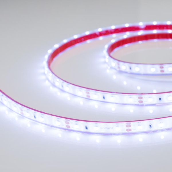 Лента RTW 2-5000PGS 12V Cool (3528, 300 LED, LUX) (Arlight, 4.8 Вт/м, IP67)