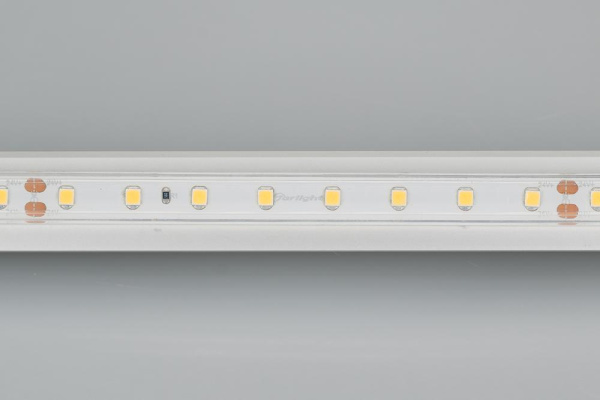 Лента RTW 2-5000PS 24V Warm3000 (2835, 80 LED/m, LUX) (Arlight, 6 Вт/м, IP67)