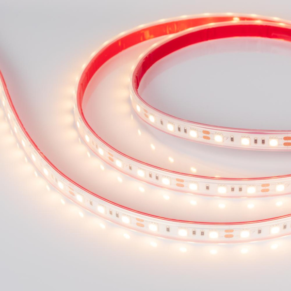 Лента RTW 2-5000P 12V Warm2700 2x (5060, 300 LED, LUX) (Arlight, 14.4 Вт/м, IP66)