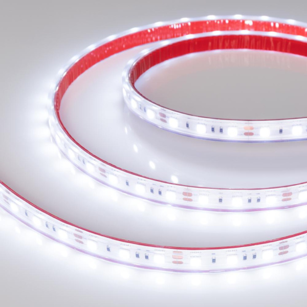 Лента RTW 2-5000PS 12V Cool 8K 2x (5060, 300 LED, LUX) (Arlight, 14.4 Вт/м, IP67)