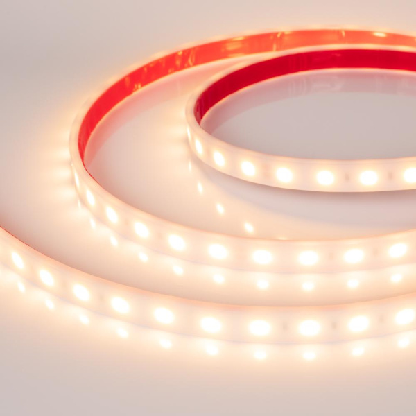 Лента RTW 2-5000PW 24V Warm2700 2x (5060, 300 LED, LUX) (Arlight, 14.4 Вт/м, IP66)