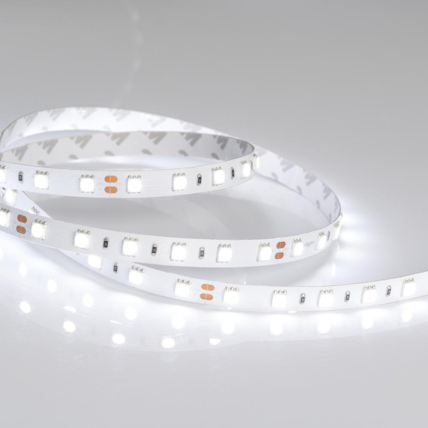 Лента RTW 2-5000NC 24V White6000 2x (5060, 300 LED, LUX) (Arlight, 14.4 Вт/м, IP65)