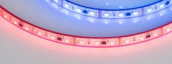 Лента герметичная DMX-PFS-B60-12mm 12V RGB-PX3 (14 W/m, IP68, 5060, 5m) (Arlight, -)