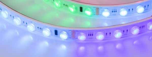 Лента герметичная DMX-FLT-PS-S36-23mm 24V RGB-PX6 (20 W/m, IP67, 30deg, 5m) (Arlight, -)