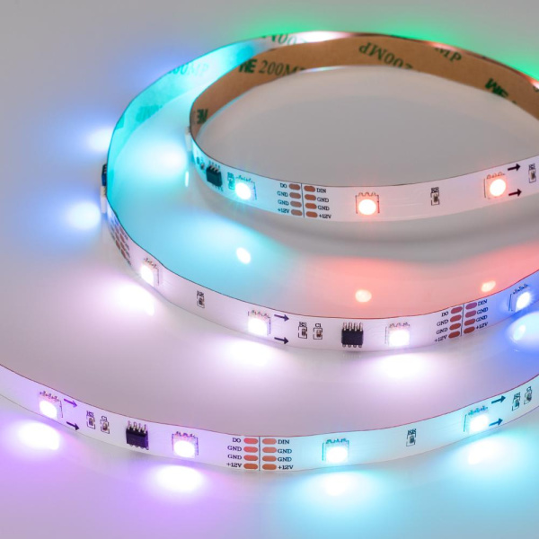 Лента SPI-5000-AM 12V RGB (5060, 150 LED x3, 1804) (Arlight, Открытый, IP20)