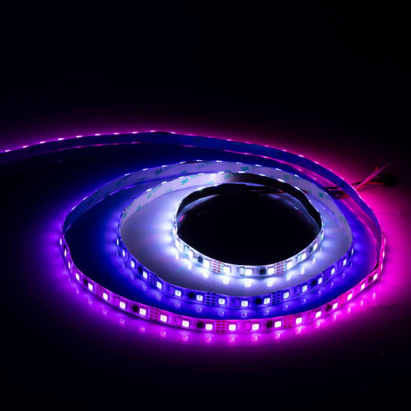 Лента SPI-5000SE-5060-60 12V Cx3 RGB-Auto (10mm, 13.2W/m, IP65) (Arlight, Закрытый, IP65)