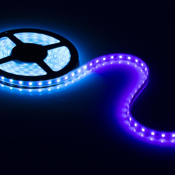 Лента SPI-5000P-5060-60 12V Cx3 RGB-Auto (12mm, 13.2W/m, IP66) (Arlight, Закрытый, IP66)