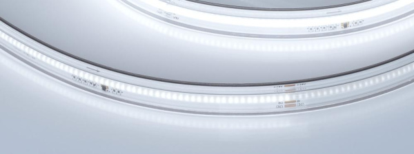 Лента герметичная SPI-COB-PS-X378-14mm 24V White6000-PX63-BPT (7 W/m, IP67, 5m) (Arlight, бегущий огонь)