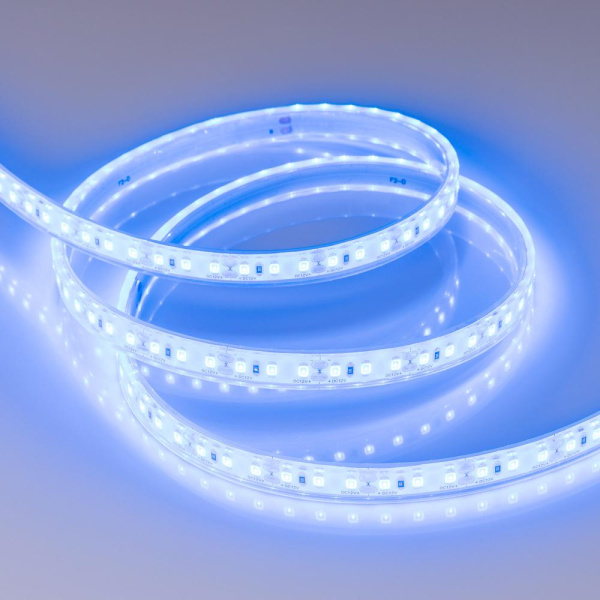 Лента RTW-5000PU-2835-120 12V Blue (10.5mm, 14.4W, IP68) (Arlight, Закрытый)