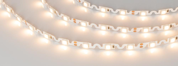 Лента RZ 2-5000 12V Warm2700 2x (5060, 240 LED, Wave) (Arlight, 11.5 Вт/м, IP20)