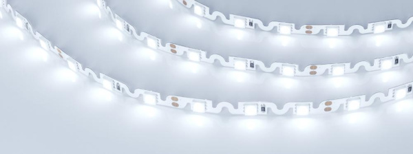 Лента RZ 2-5000 12V Cool 8K 2x (5060, 240 LED, Wave) (Arlight, 11.5 Вт/м, IP20)