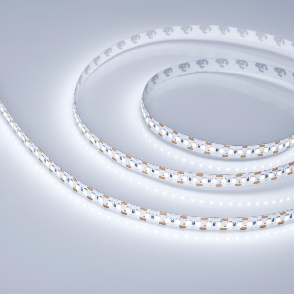 Лента RT 2-5000 24V Cx2 Cool 8K 10mm (2835, 168 LED/m, LUX) (Arlight, 17 Вт/м, IP20)