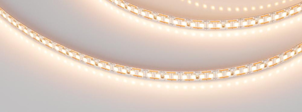 Лента RT-A200-8mm 24V Warm2700-CX1 (16 W/m, IP20, 5m) (Arlight, резка 1 светодиод)