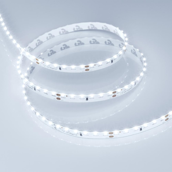 Лента RS 2-5000 24V Cool 10K 2x (3014, 120 LED/m, LUX) (Arlight, 9.6 Вт/м, IP20)