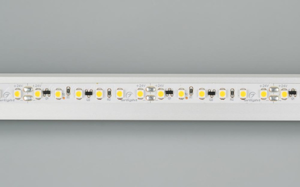 Лента IC-A120-8mm 24V Warm2700 (9.6 W/m, IP20, 3528, 10m) (Arlight, стабилизированная)