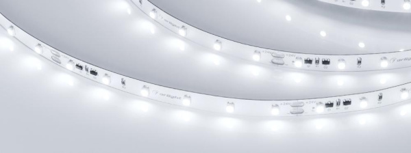 Лента RT-10000 24V White5500 (3528, 60 LED/m, 10m) (Arlight, 4.8 Вт/м, IP20)