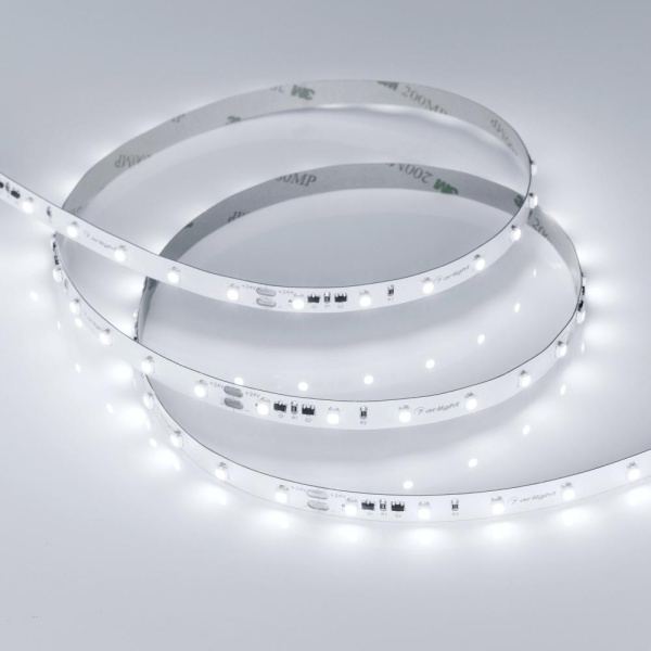 Лента RT-10000 24V White5500 (3528, 60 LED/m, 10m) (Arlight, 4.8 Вт/м, IP20)
