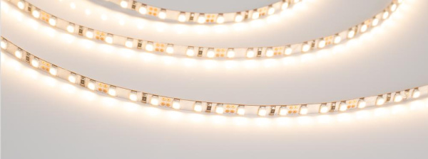 Лента RT 2-5000 12V Warm2700 5mm 2x (3528, 600 LED, LUX) (Arlight, 9.6 Вт/м, IP20)