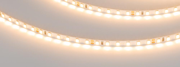 Лента UL-A120-5mm 24V Warm2700 (9.6 W/m, IP20, 5m) (Arlight, 7 лет)