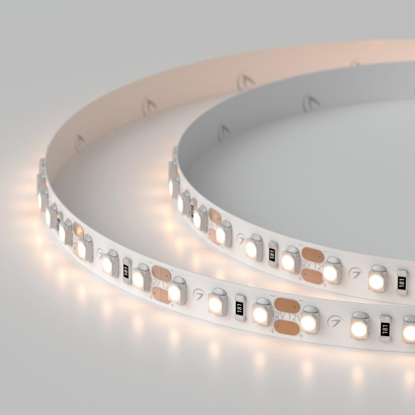 Лента RT 2-5000 12V Warm2700 2x (3528, 600 LED, LUX) (Arlight, 9.6 Вт/м, IP20)
