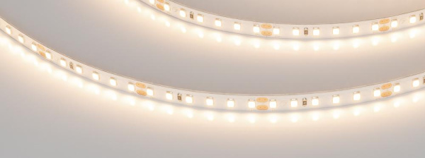 Лента UL-A120-8mm 24V Warm3000 (9.6 W/m, IP20, 5m) (Arlight, 7 лет)