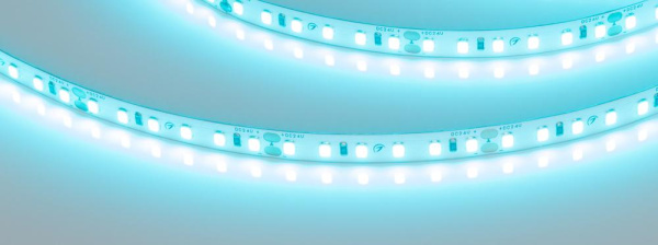 Лента RT-A120-8mm 24V Mint Blue (9.6 W/m, IP20, 5m) (Arlight, -)