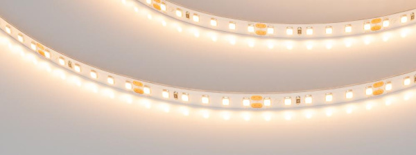 Лента UL-A120-8mm 24V Warm2700 (9.6 W/m, IP20, 5m) (Arlight, 7 лет)