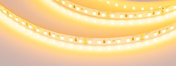 Лента RT-A120-8mm 24V Gold (9.6 W/m, IP20, 2835, 5m) (Arlight, -)