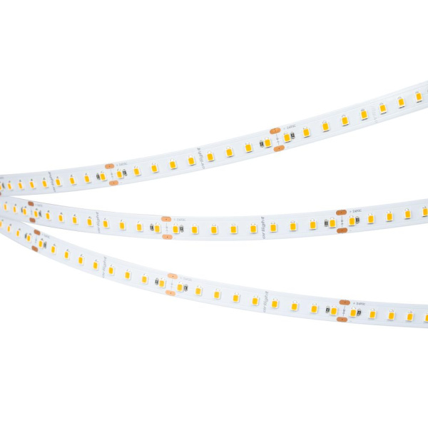 Лента UL-A126-10mm 24V Warm2700 (8 W/m, IP20, 5m) (Arlight, высок.эфф.165 лм/Вт)