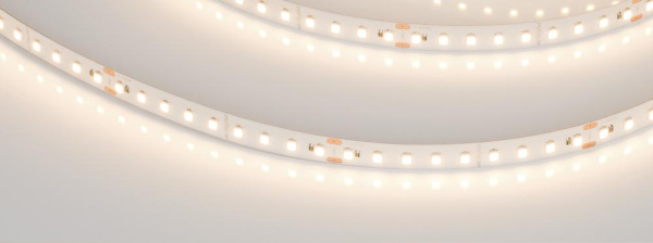 Лента UL-A126-10mm 24V Warm3000 (8 W/m, IP20, 5m) (Arlight, высок.эфф.165 лм/Вт)