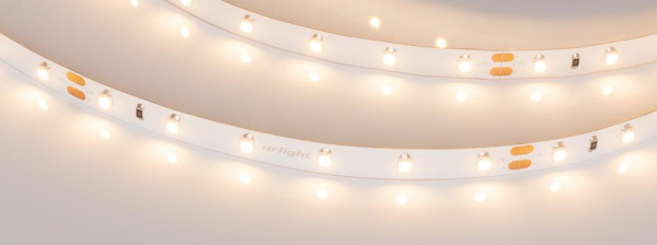 Лента RT 2-5000-50m 24V Warm2700 (3528, 60 LED/m, LUX) (Arlight, 4.8 Вт/м, IP20)