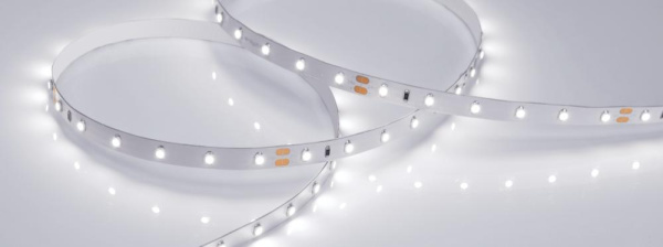 Лента RT 2-5000 24V White6000 (3528, 300 LED, LUX) (Arlight, 4.8 Вт/м, IP20)