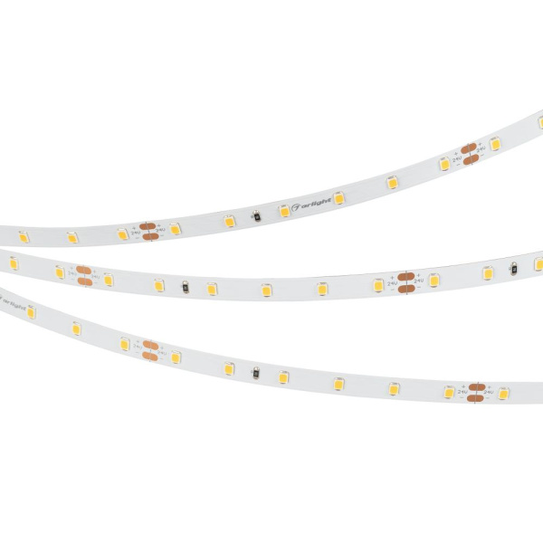 Лента UL-A60-8mm 24V Warm2700 (7.2 W/m, IP20, 5m) (Arlight, 7 лет)