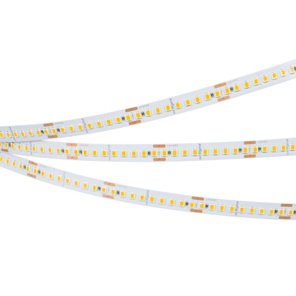 Лента UL-A180-10mm 24V Warm3500 (12 W/m, IP20, 5m) (Arlight, высок.эфф.180 лм/Вт)