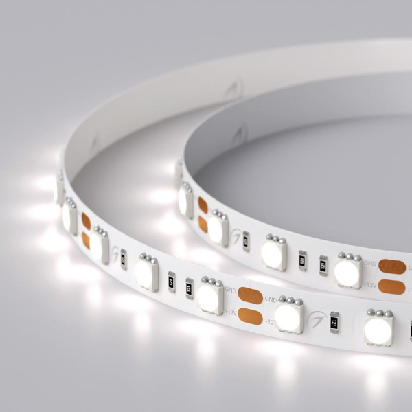 Лента RT 2-5000 12V White5500 2x (5060, 300 LED, LUX) (Arlight, 14.4 Вт/м, IP20)