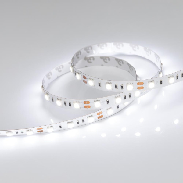 Лента RT 2-5000 12V White5500 2x (5060, 300 LED, LUX) (Arlight, 14.4 Вт/м, IP20)