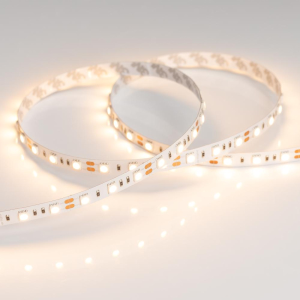 Лента RT 2-5000 12V Warm2400 2x (5060, 300 LED, LUX) (Arlight, 14.4 Вт/м, IP20)